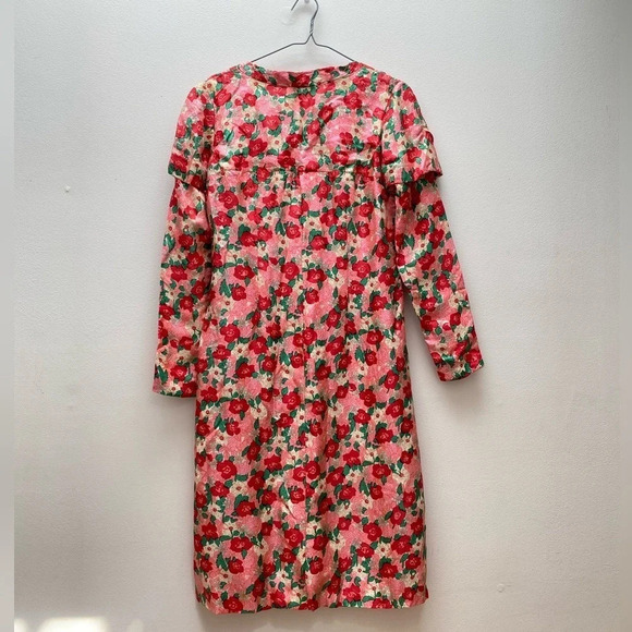 Floral Long Sleeve Dress - Picture 1 of 7